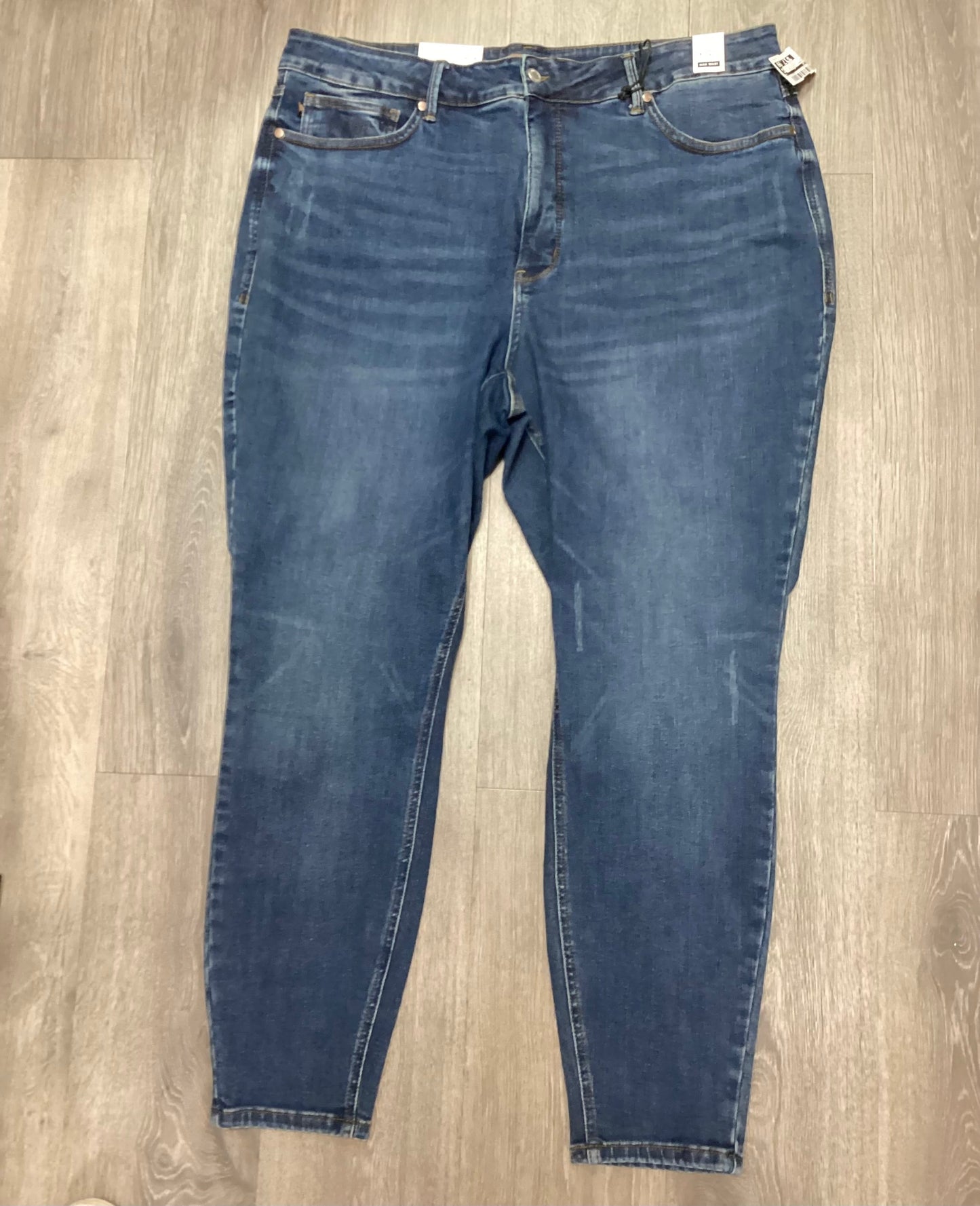 Jeans Skinny By Judy Blue In Blue Denim, Size: 22w