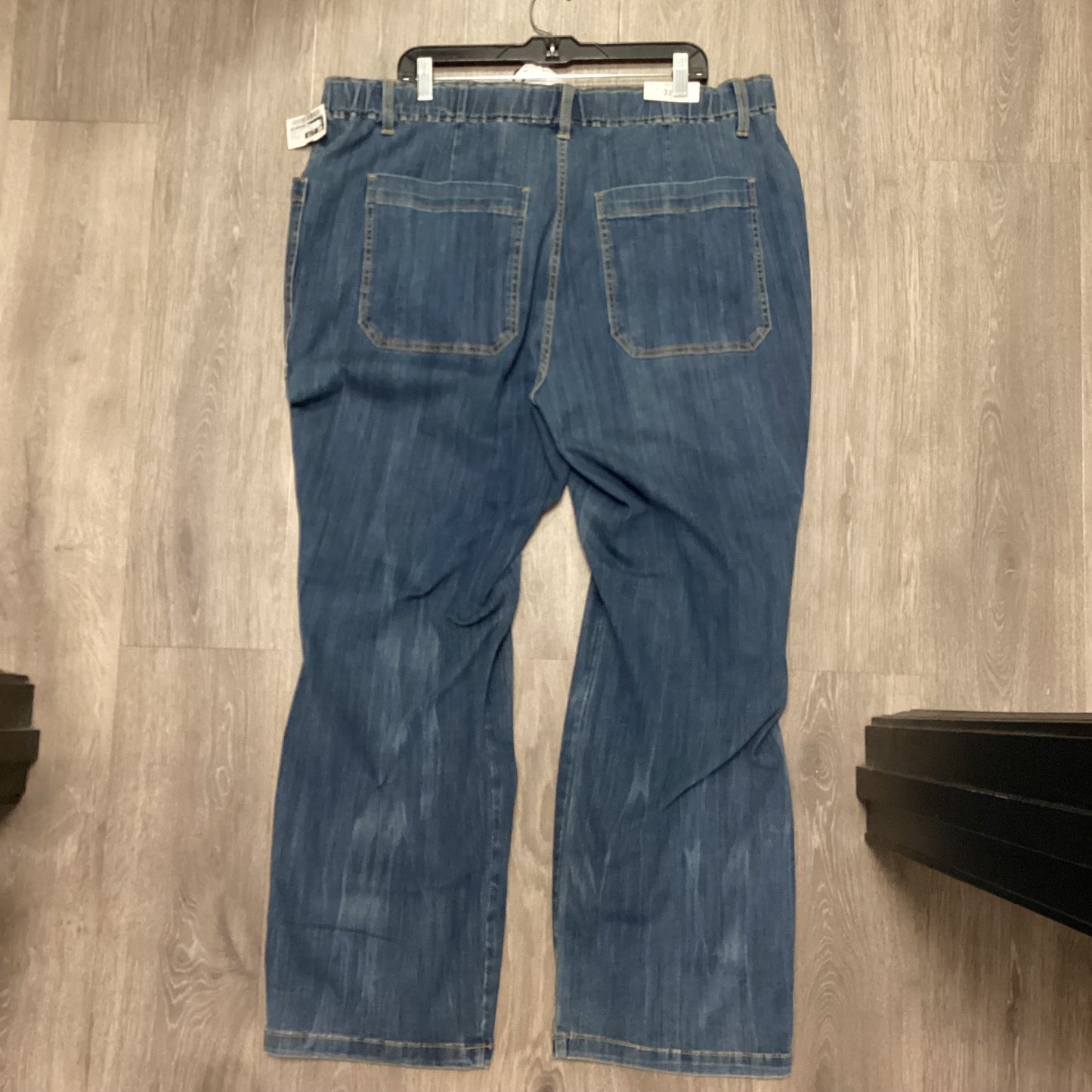 Jeans Straight By Judy Blue In Blue Denim, Size: 22w