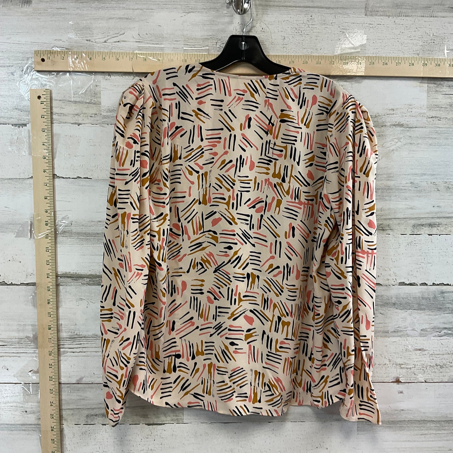 Peach Blouse Long Sleeve Cabi, Size M