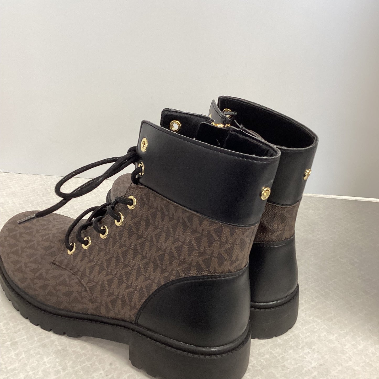 Boots Combat By Michael By Michael Kors In Brown, Size: 9.5