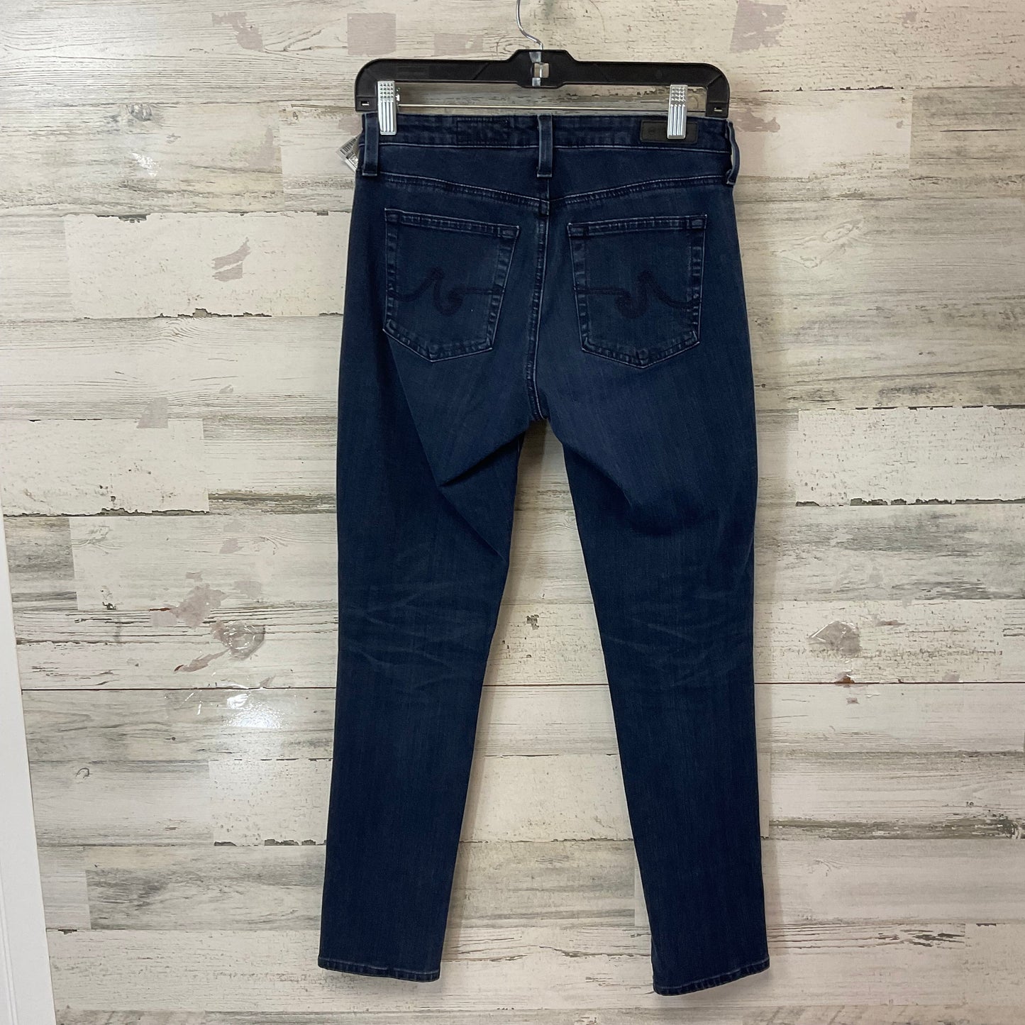 Jeans Skinny By Adriano Goldschmied In Blue Denim, Size: 4