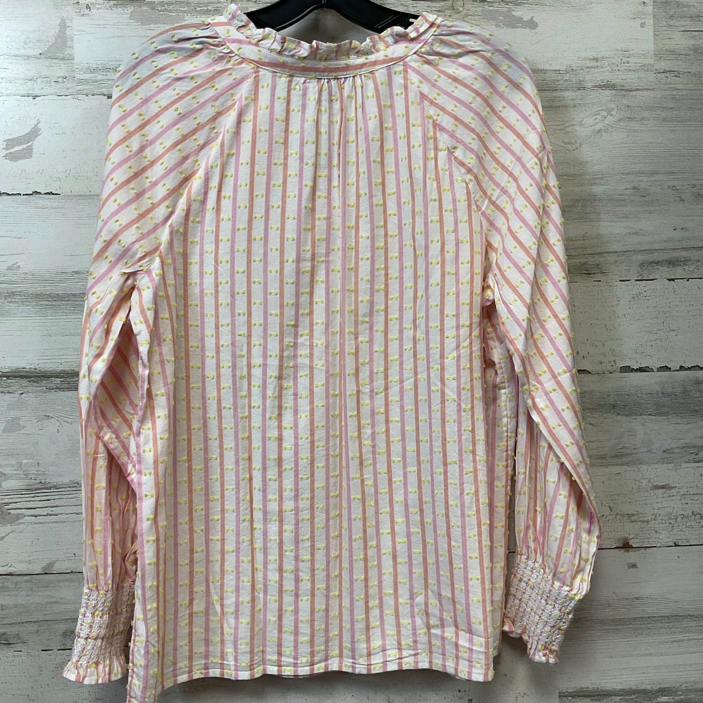 Blouse Long Sleeve By Talbots In Pink, Size: M