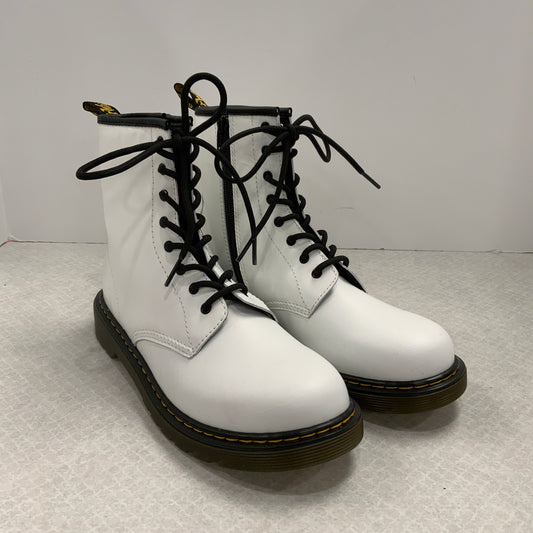 Boots Combat By Dr Martens In White, Size: 7