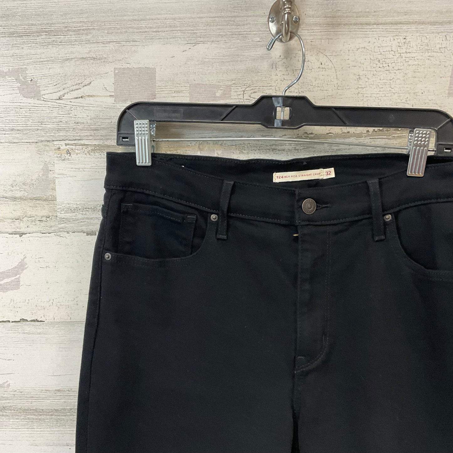 Pants Cropped By Levis In Black, Size: 14