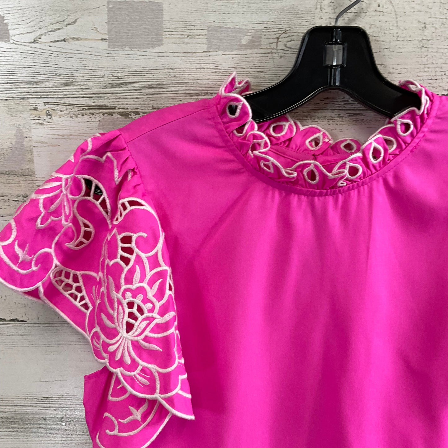 Top Short Sleeve By Jodifl In Pink, Size: S