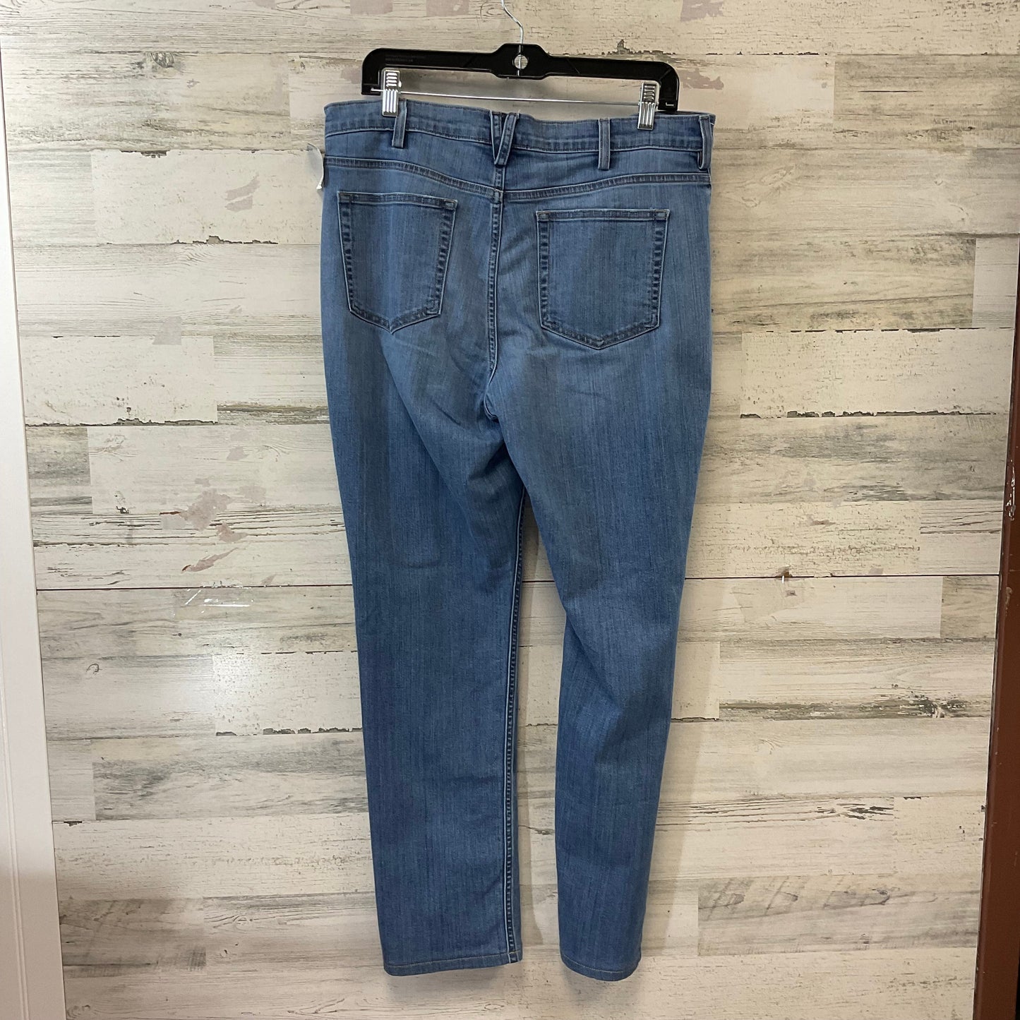 Jeans Straight By Duluth Trading In Blue Denim, Size: 12