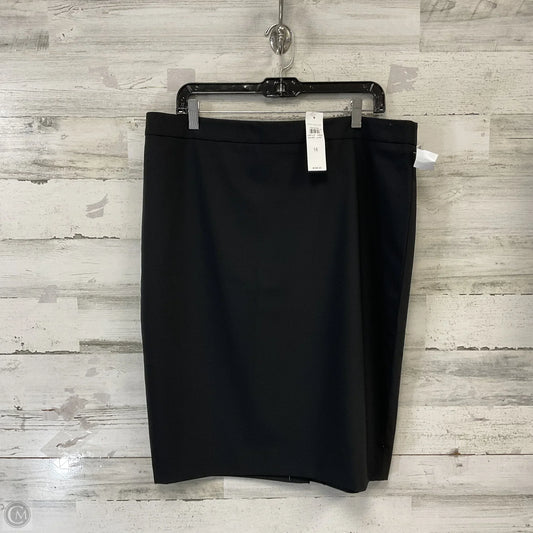 Skirt Mini & Short By Ann Taylor In Black, Size: 16