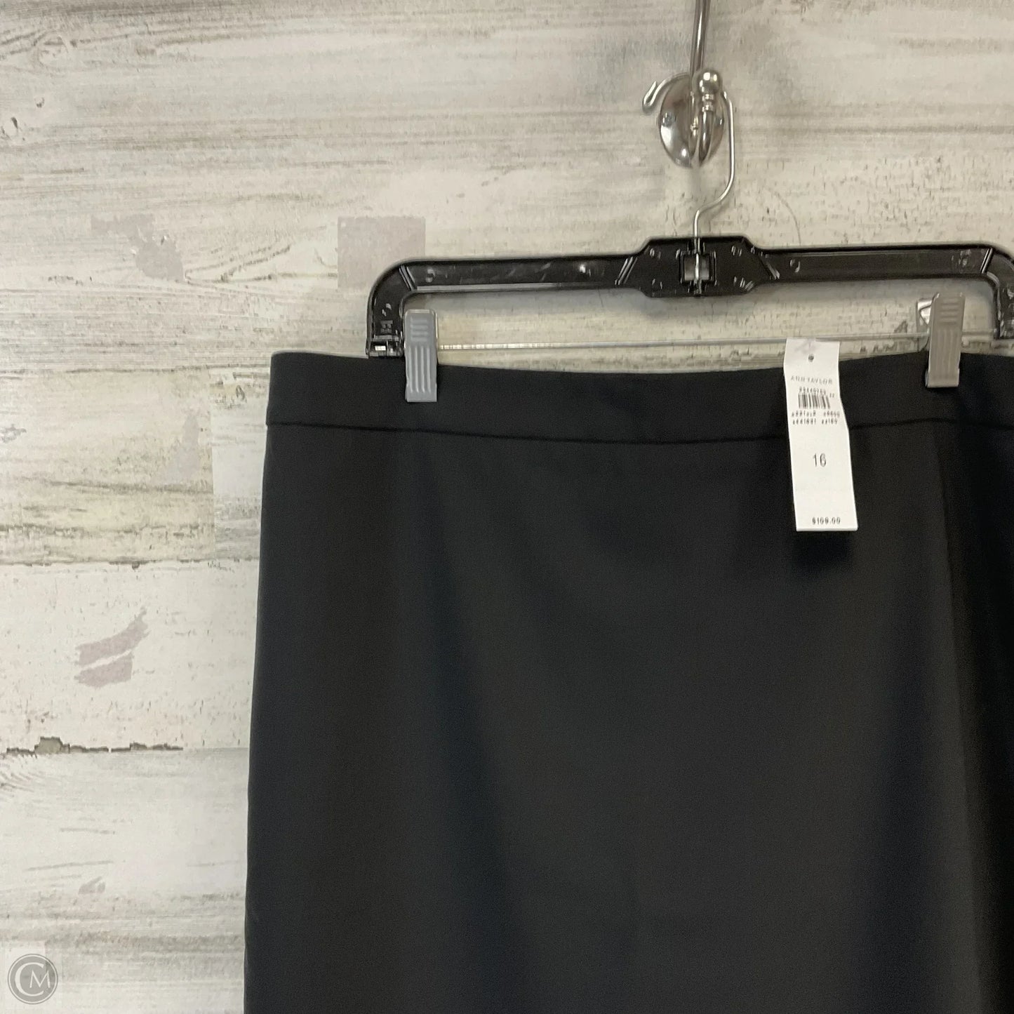 Skirt Mini & Short By Ann Taylor In Black, Size: 16