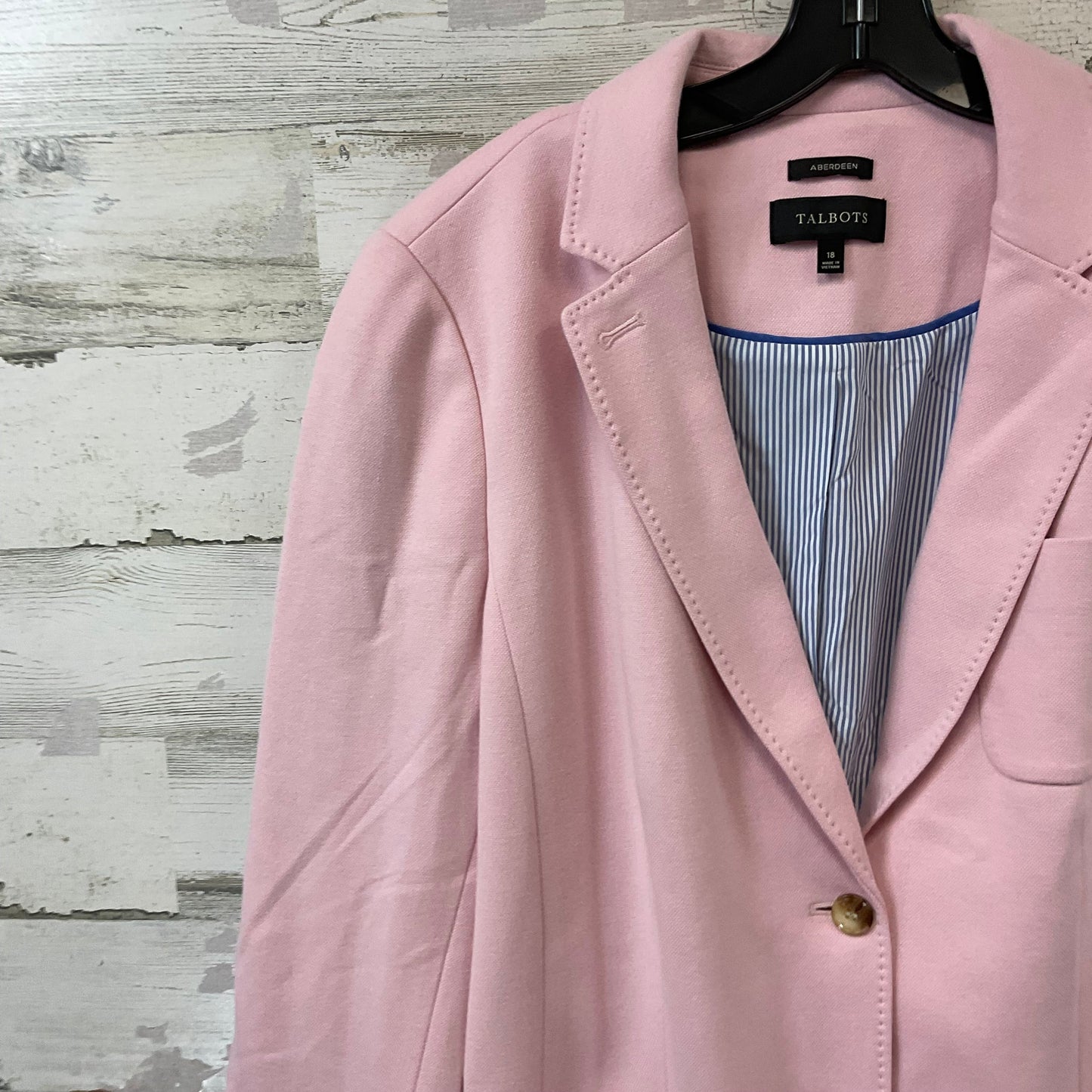 Blazer By Talbots In Pink, Size: 1x