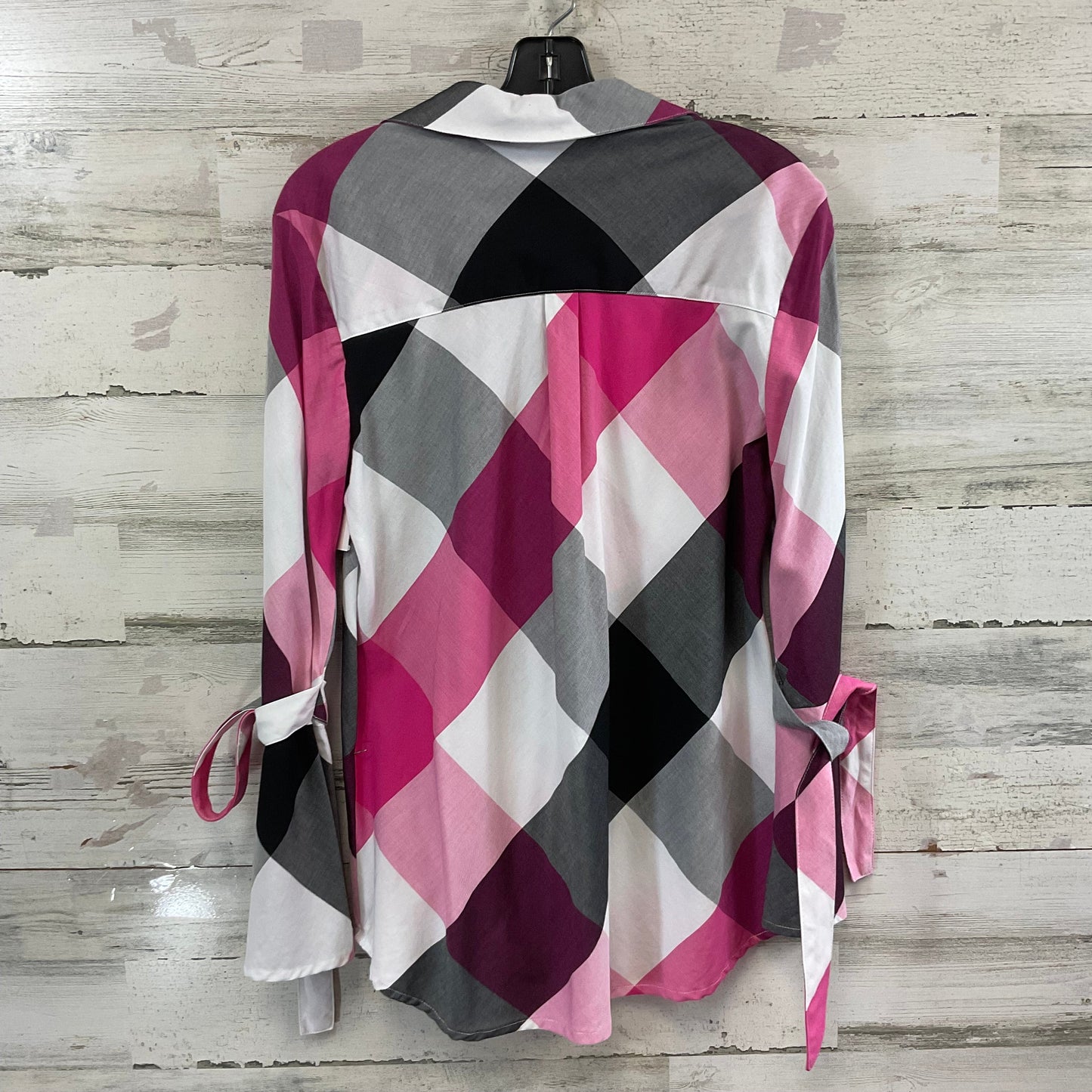 Blouse Long Sleeve By Sharon Young In Pink, Size: M