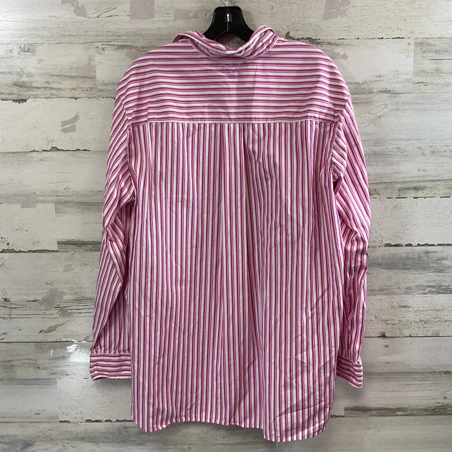 Blouse Long Sleeve By Frank And Eileen In Pink, Size: L