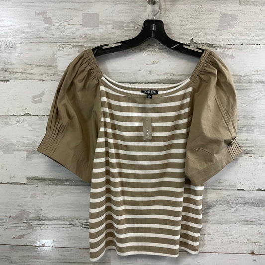 Top Short Sleeve By J. Crew In Brown, Size: Xl