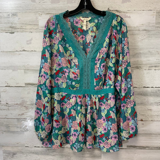 Top Long Sleeve By Matilda Jane In Green, Size: Xxl