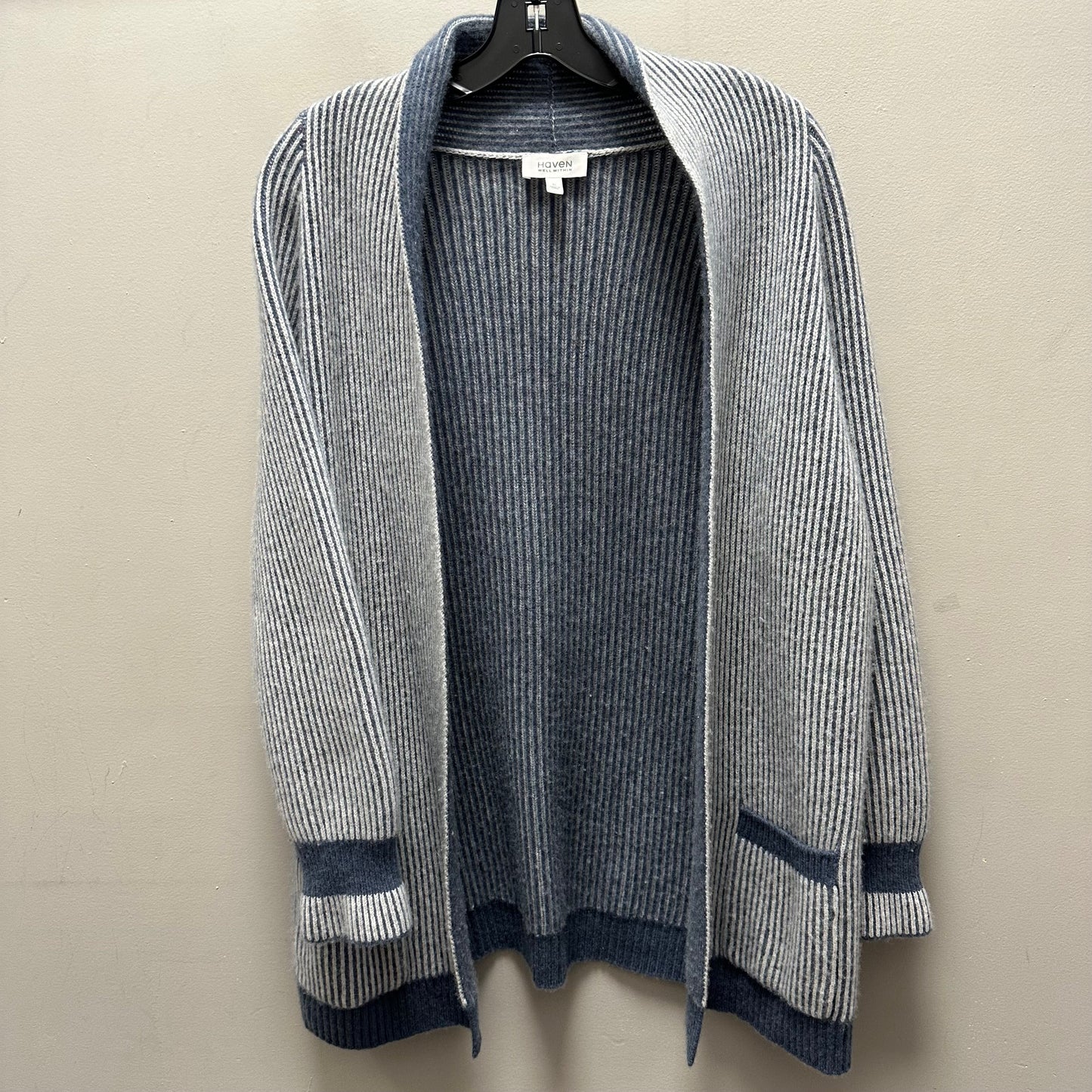 Sweater Cardigan By Talbots In Blue, Size: Xl