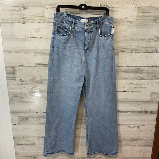 Jeans Wide Leg By Loft In Blue Denim, Size: 8