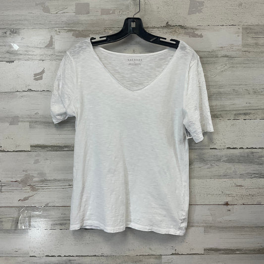 Top Short Sleeve By Talbots In White, Size: S