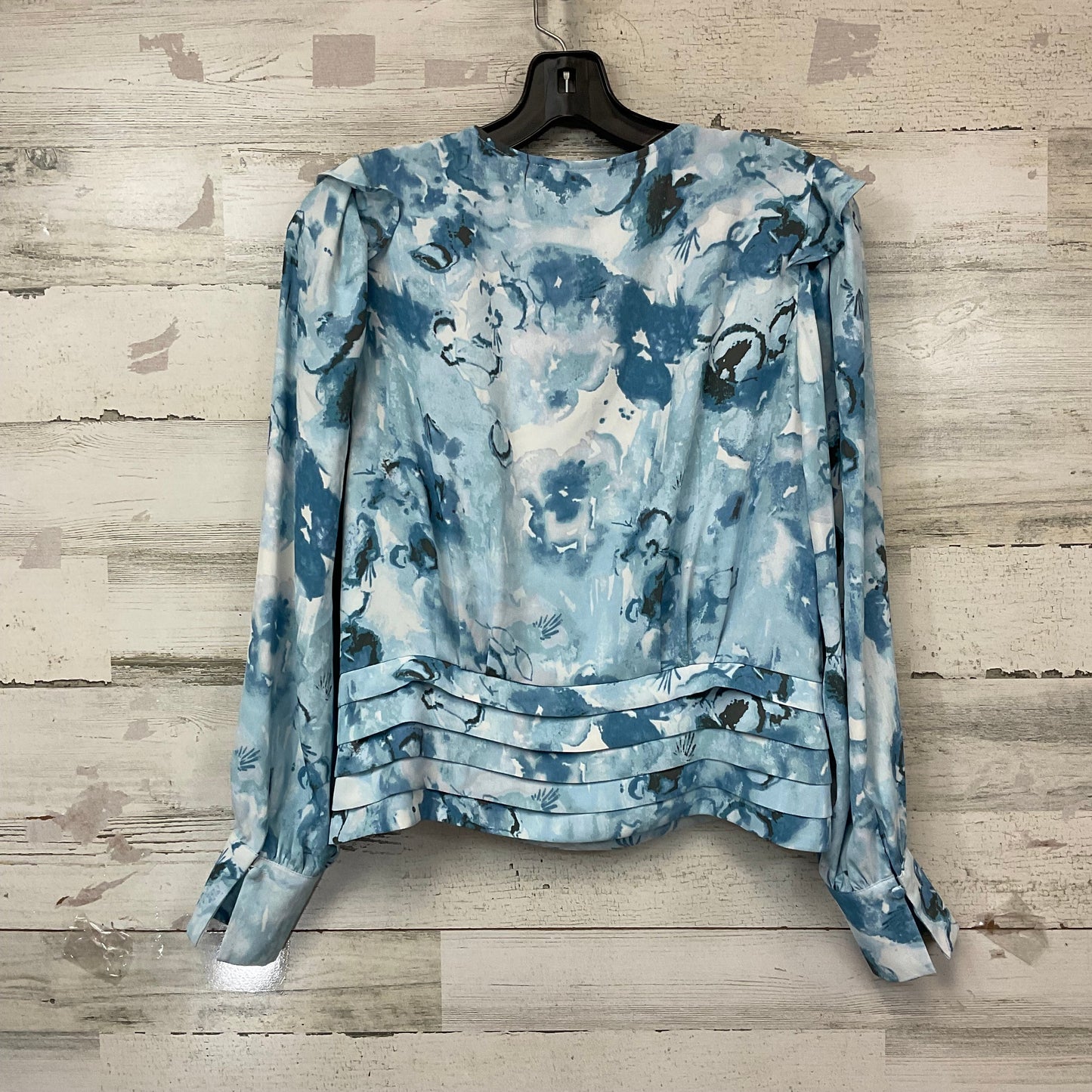 Top Long Sleeve By White House Black Market In Blue, Size: S