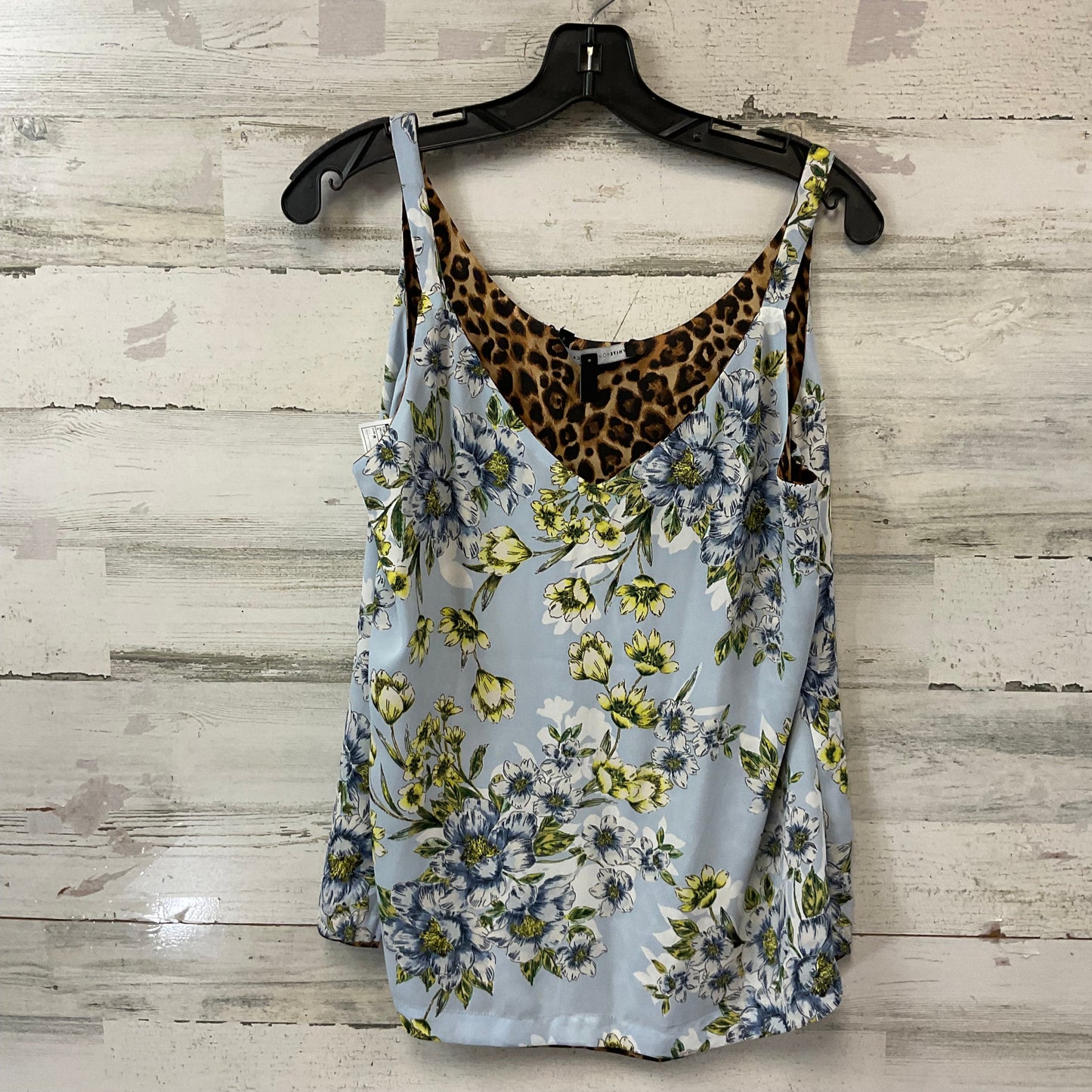 Top Sleeveless REVERSIBLE By White House Black Market In Animal Print, Size: M