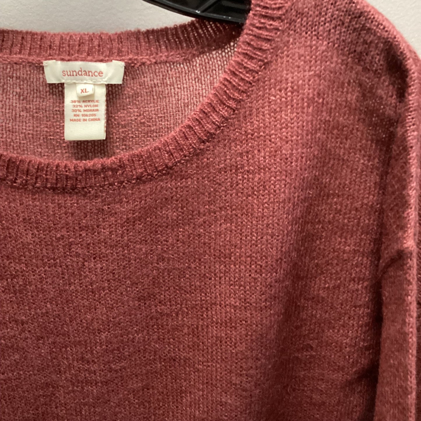 Sweater By Sundance In Red, Size: Xl