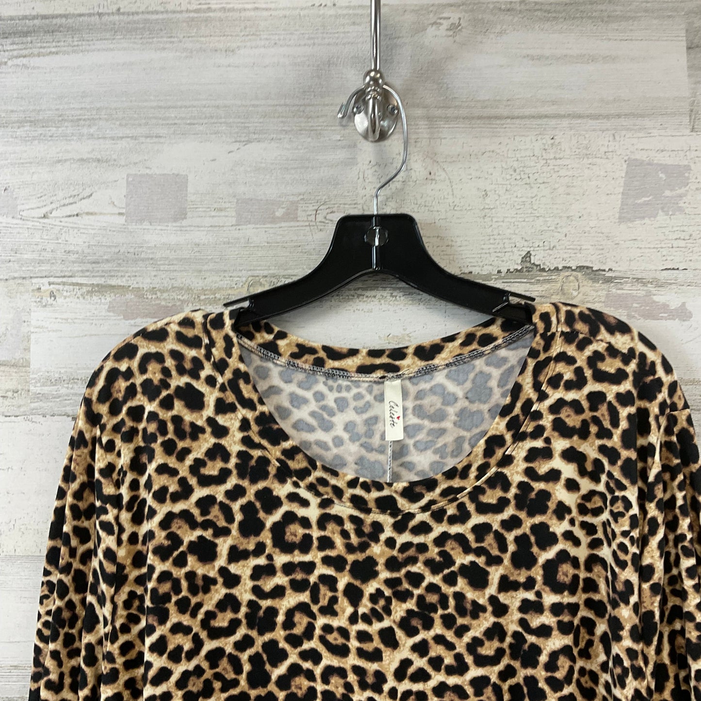 Dress Casual Short By Celeste In Animal Print Size: 3x