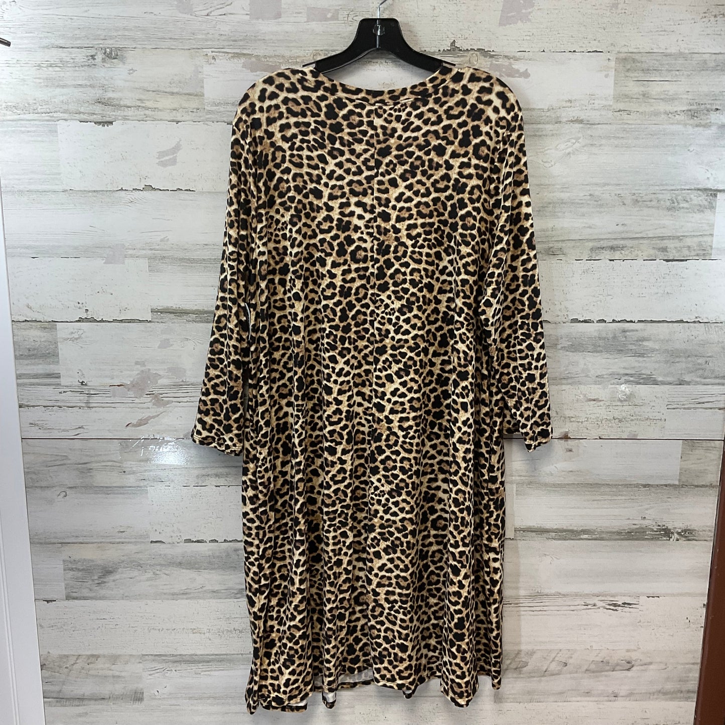 Dress Casual Short By Celeste In Animal Print Size: 3x