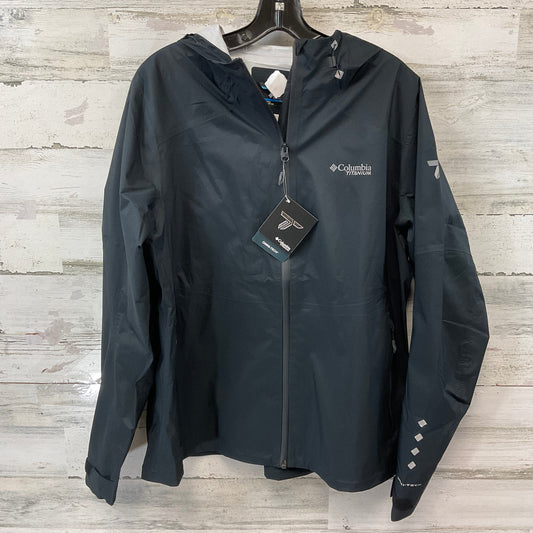 Jacket Windbreaker By Columbia In Black, Size: Xl