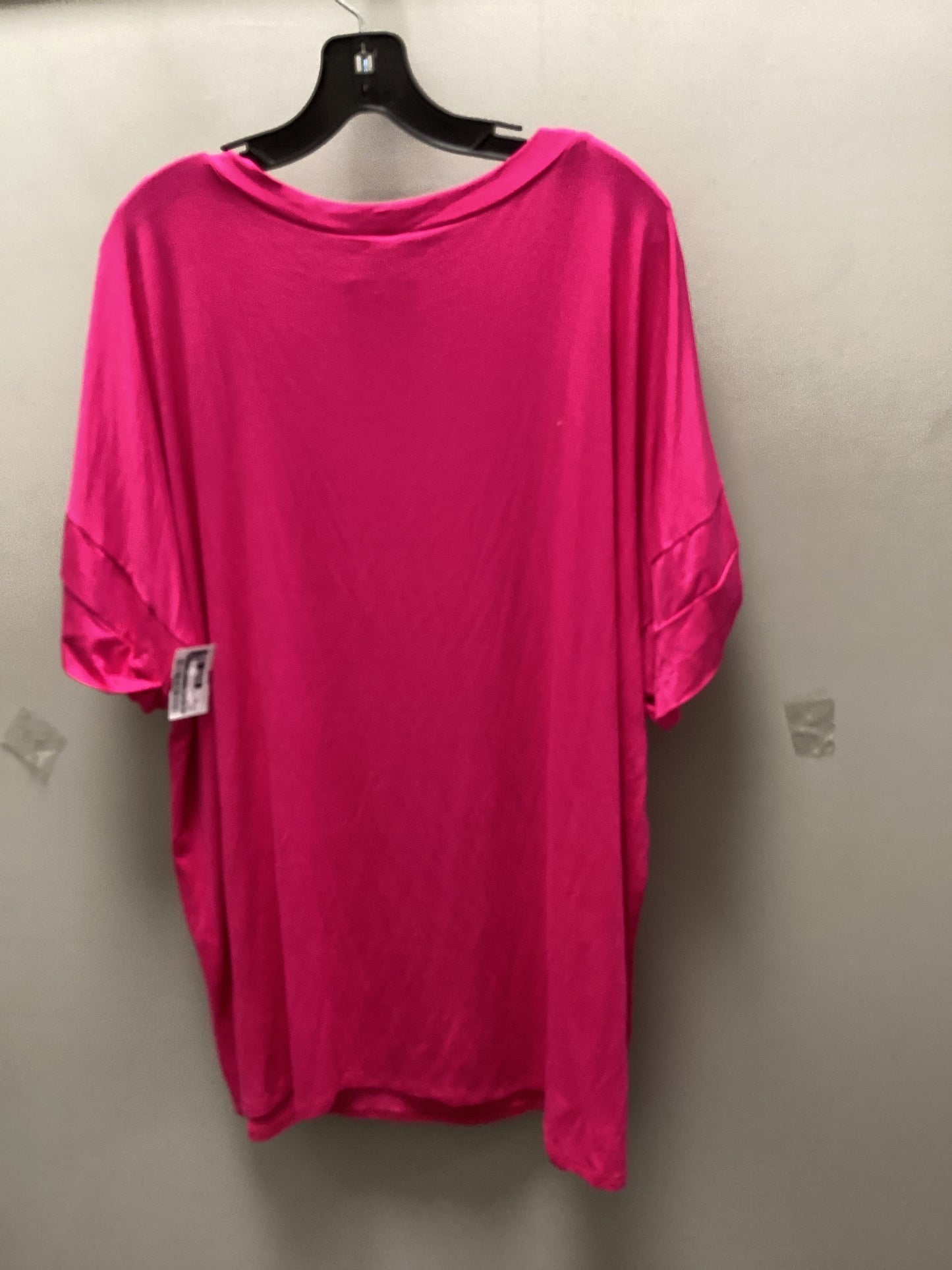 Top Short Sleeve By Sew In Love In Pink, Size: 3x