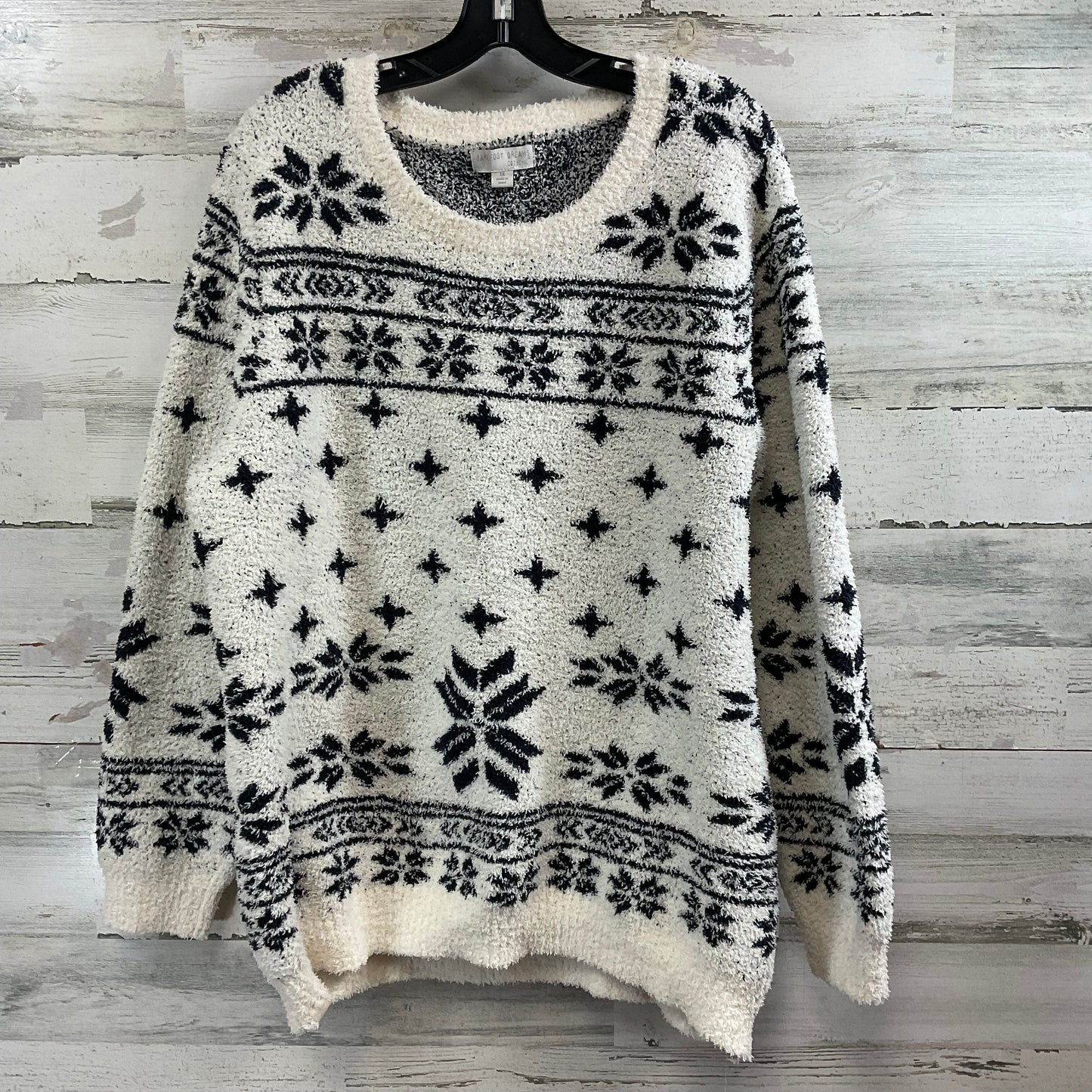 Sweater By Barefoot Dreams In Cream, Size: 1x