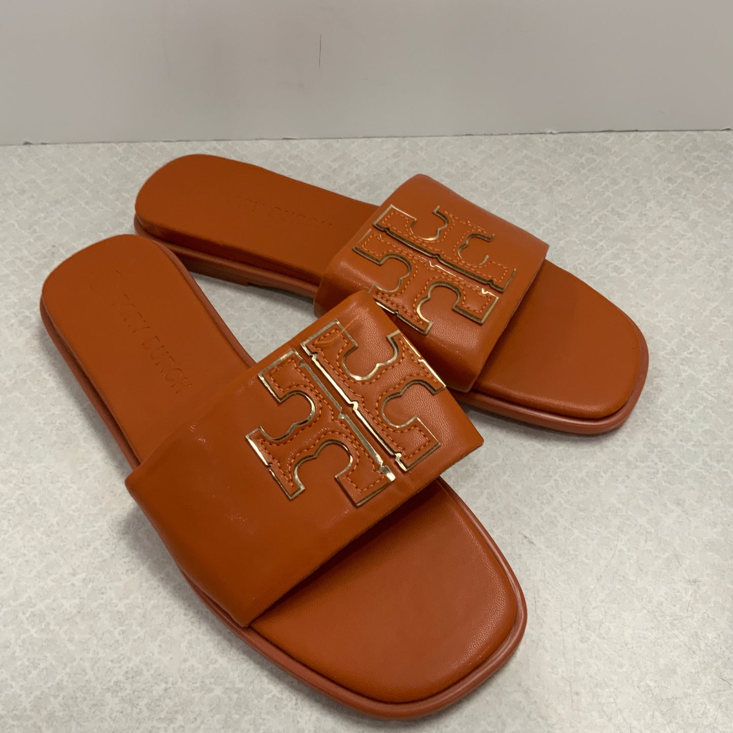 Sandals Flats By Tory Burch In Orange, Size: 10