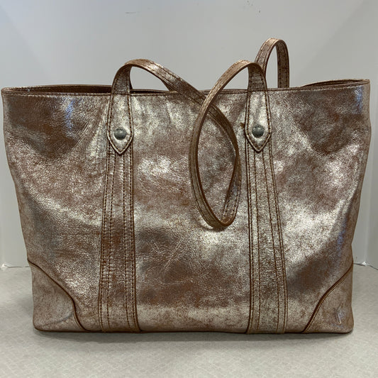 Handbag Leather By Frye, Size: Large