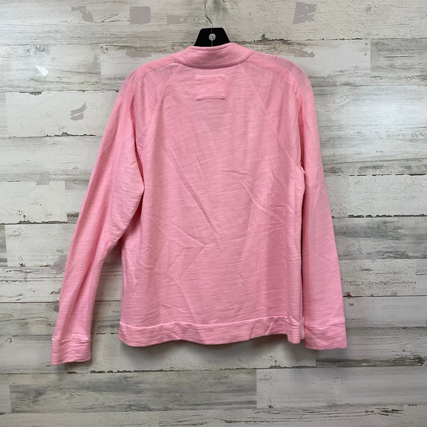 Athletic Top Long Sleeve Collar By Lilly Pulitzer In Pink, Size: L