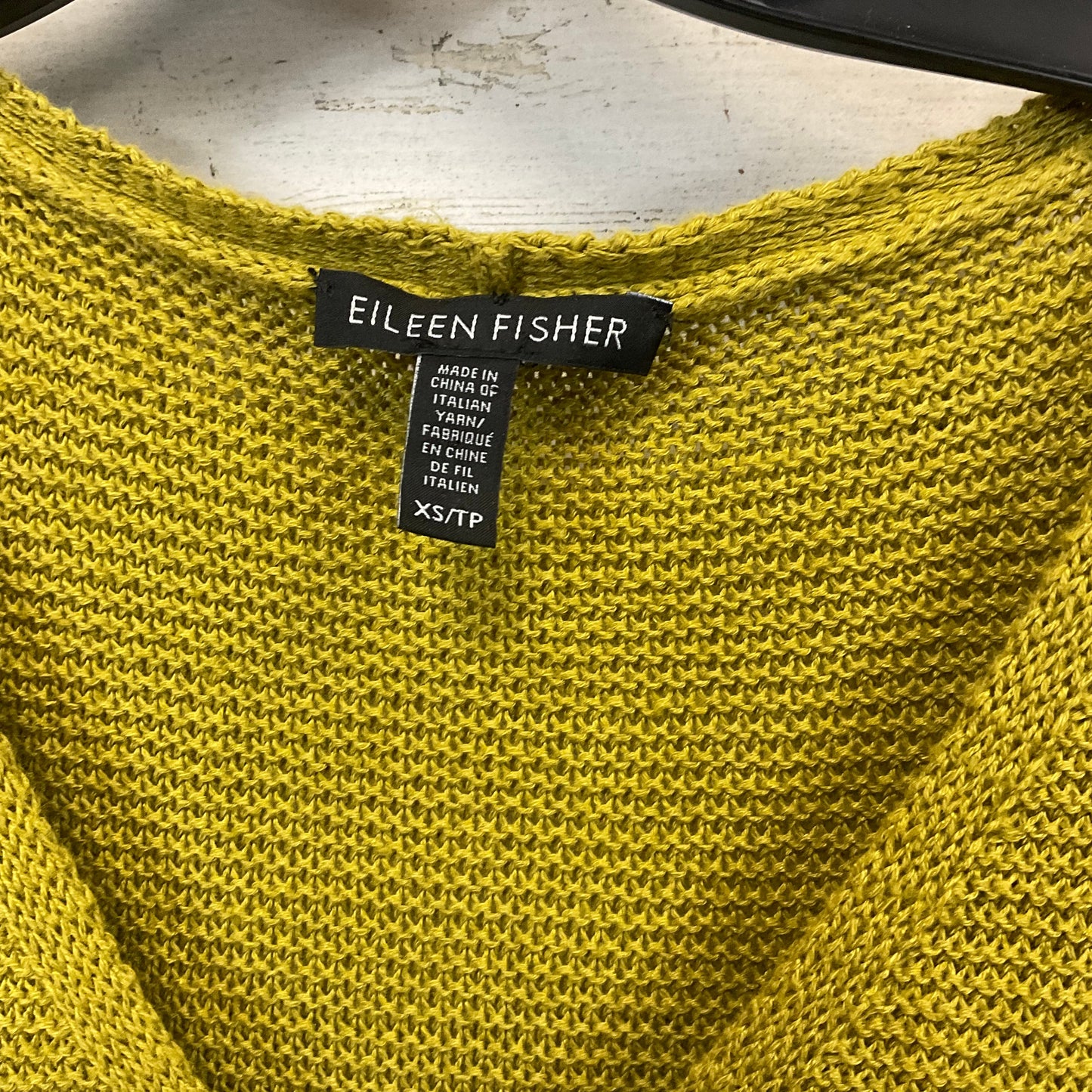 Sweater By Eileen Fisher In Green, Size: Xs