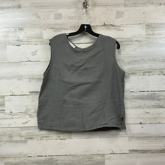 Top Sleeveless By Bryn Walker In Grey, Size: M