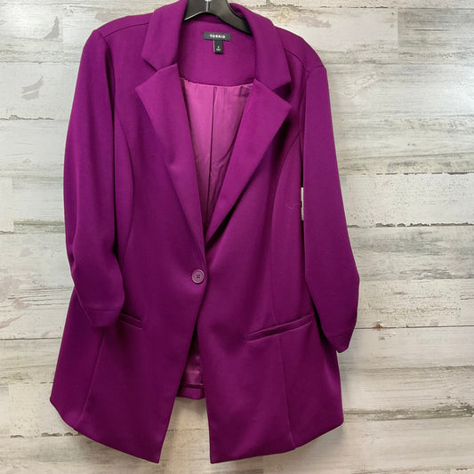 Blazer By Torrid In Purple, Size: 2x