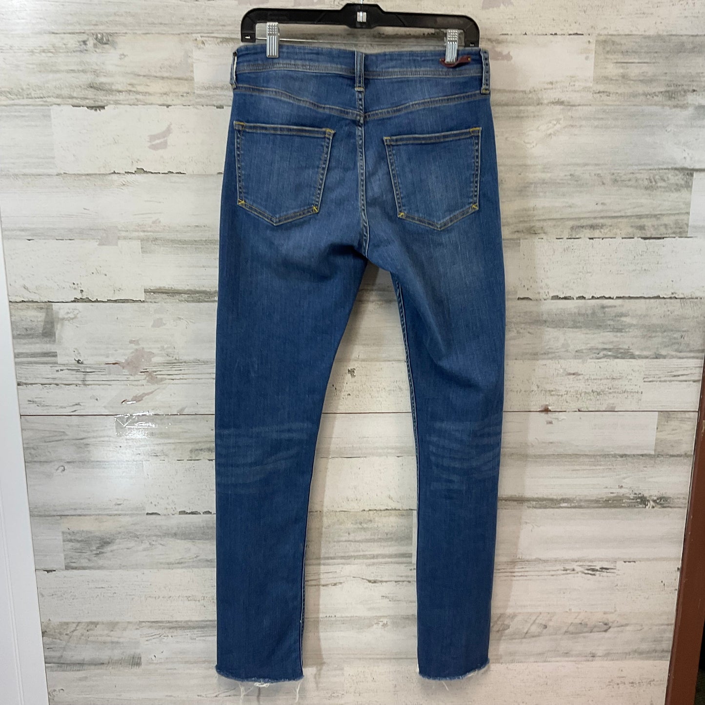 Jeans Straight By Pilcro In Blue Denim, Size: 6