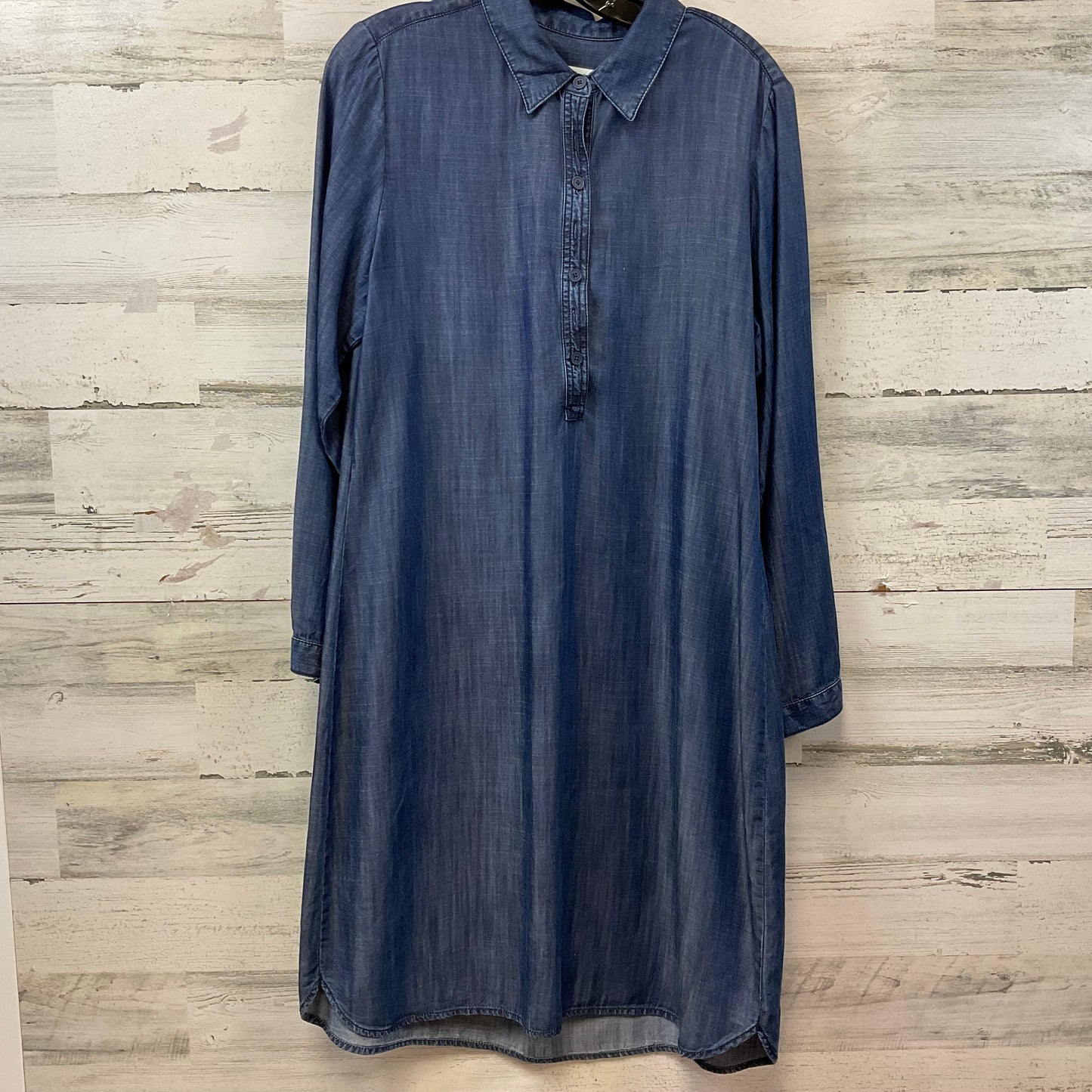 Dress Casual Midi By Coldwater Creek In Blue, Size: L