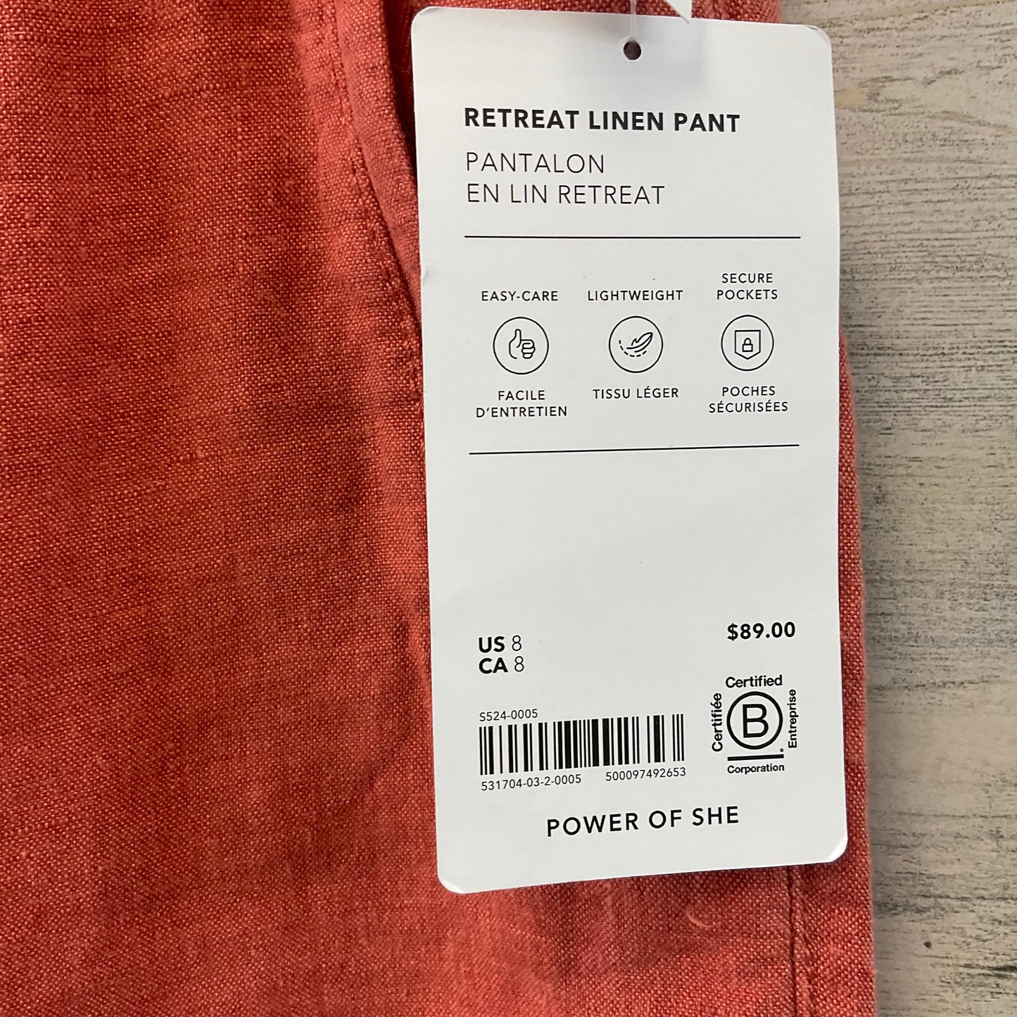 Athletic Pants By Athleta In Orange, Size: 8