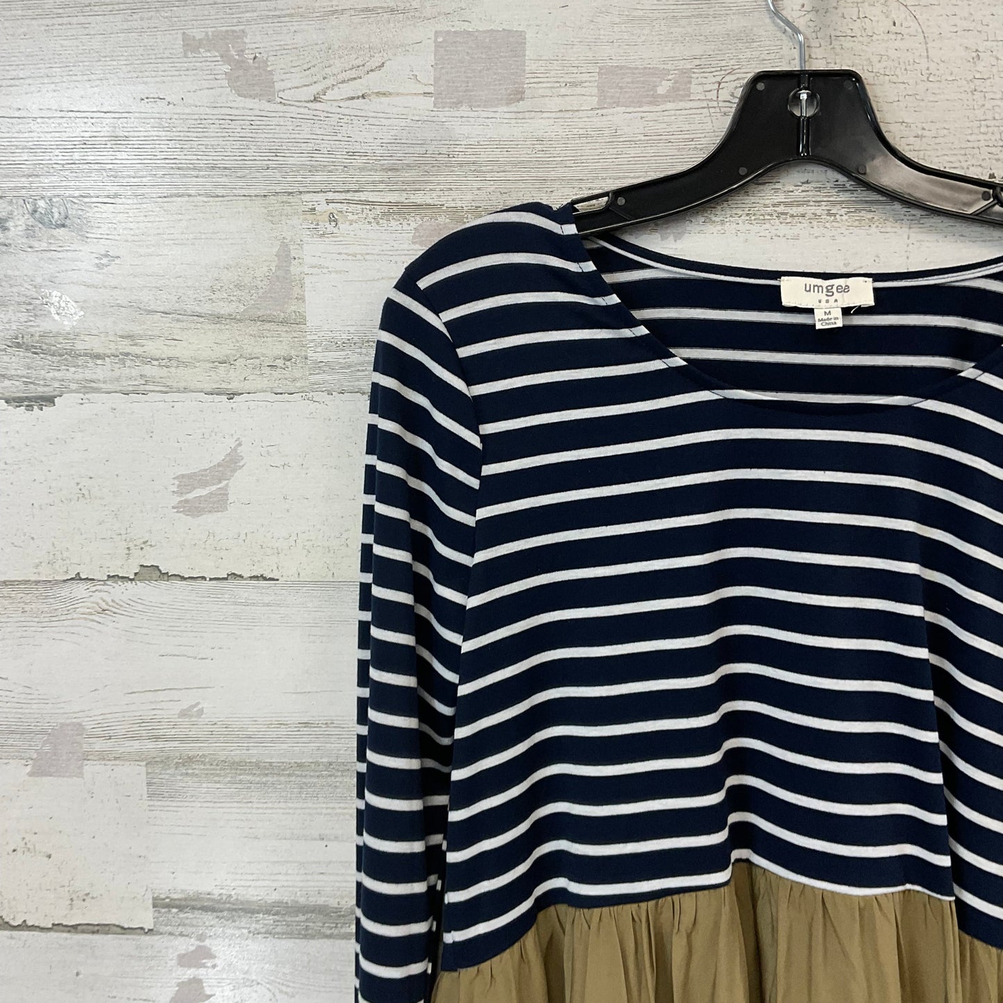 Top Long Sleeve By Umgee In Blue, Size: M