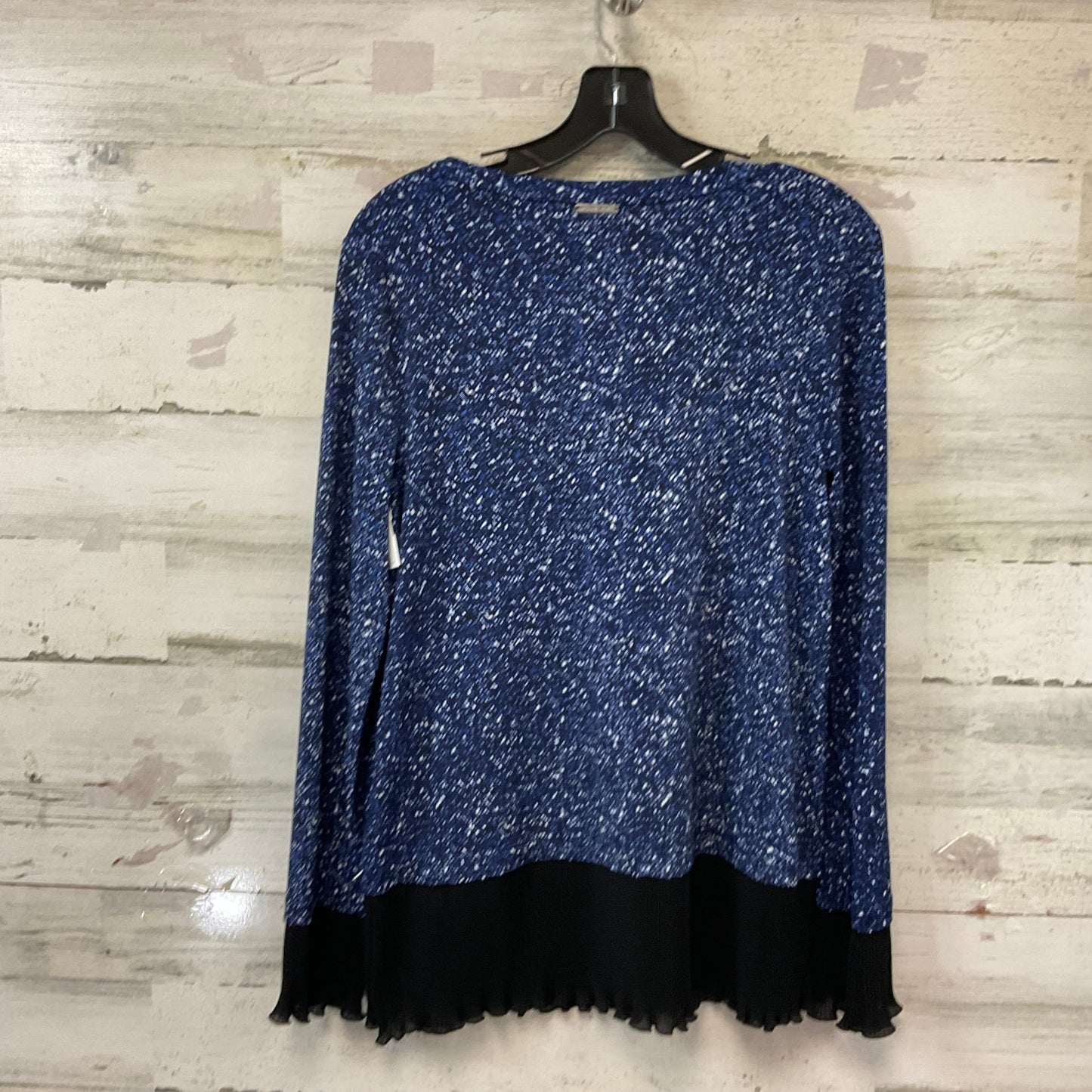 Top Long Sleeve By Michael By Michael Kors In Blue, Size: M