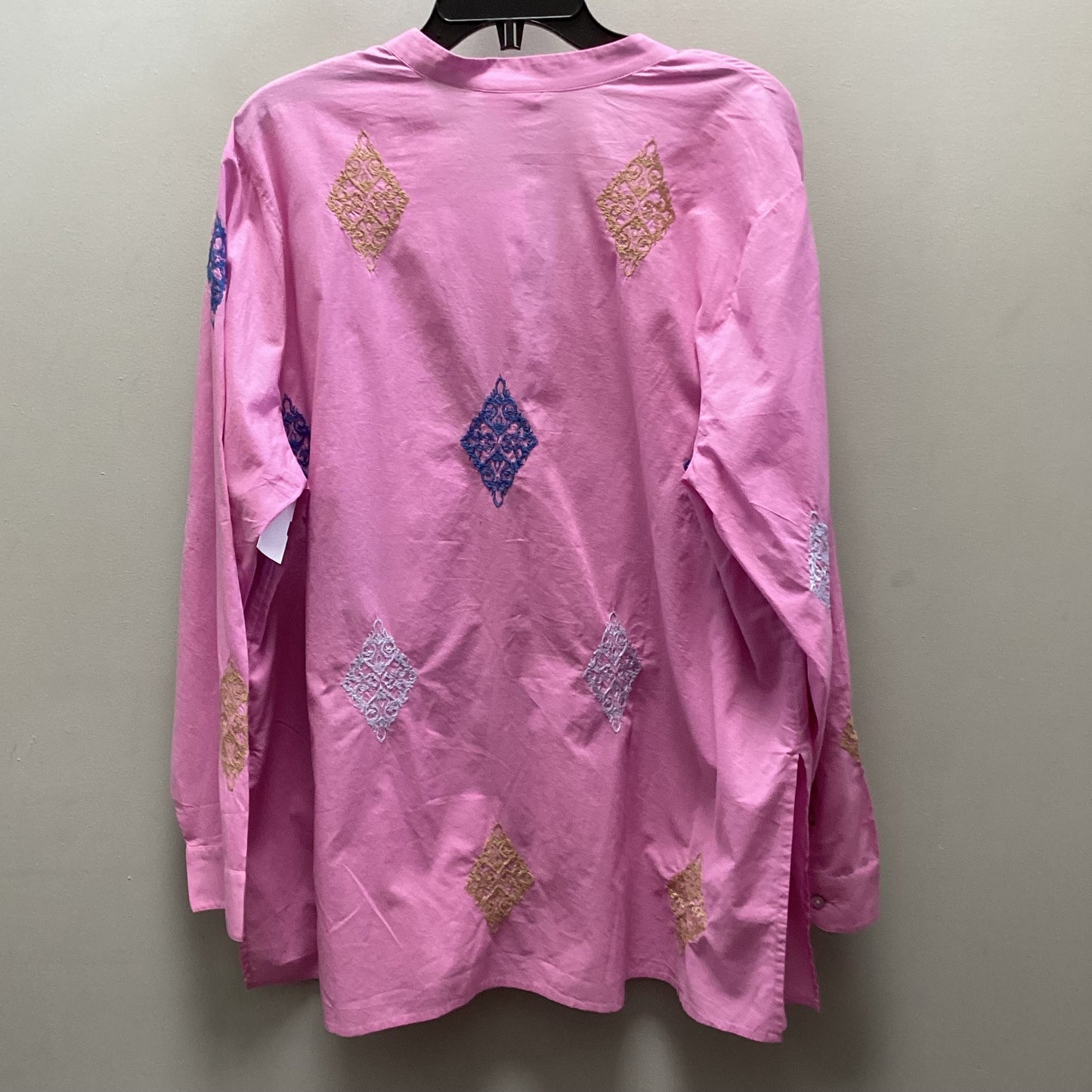 Tunic Long Sleeve By J. Jill In Pink, Size: Xl