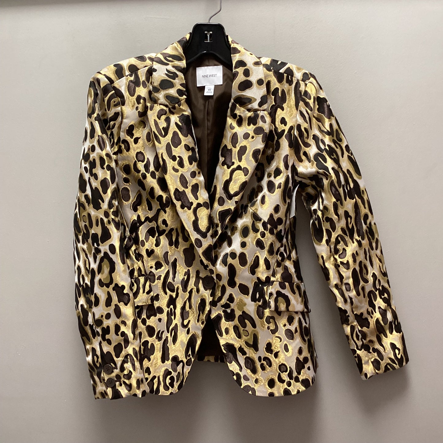 Blazer By Nine West Apparel In Brown, Size: Xs