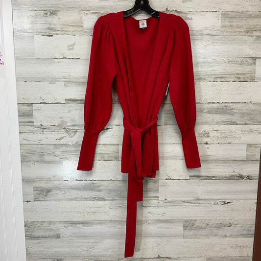 Sweater Cardigan By Cabi In Red, Size: S