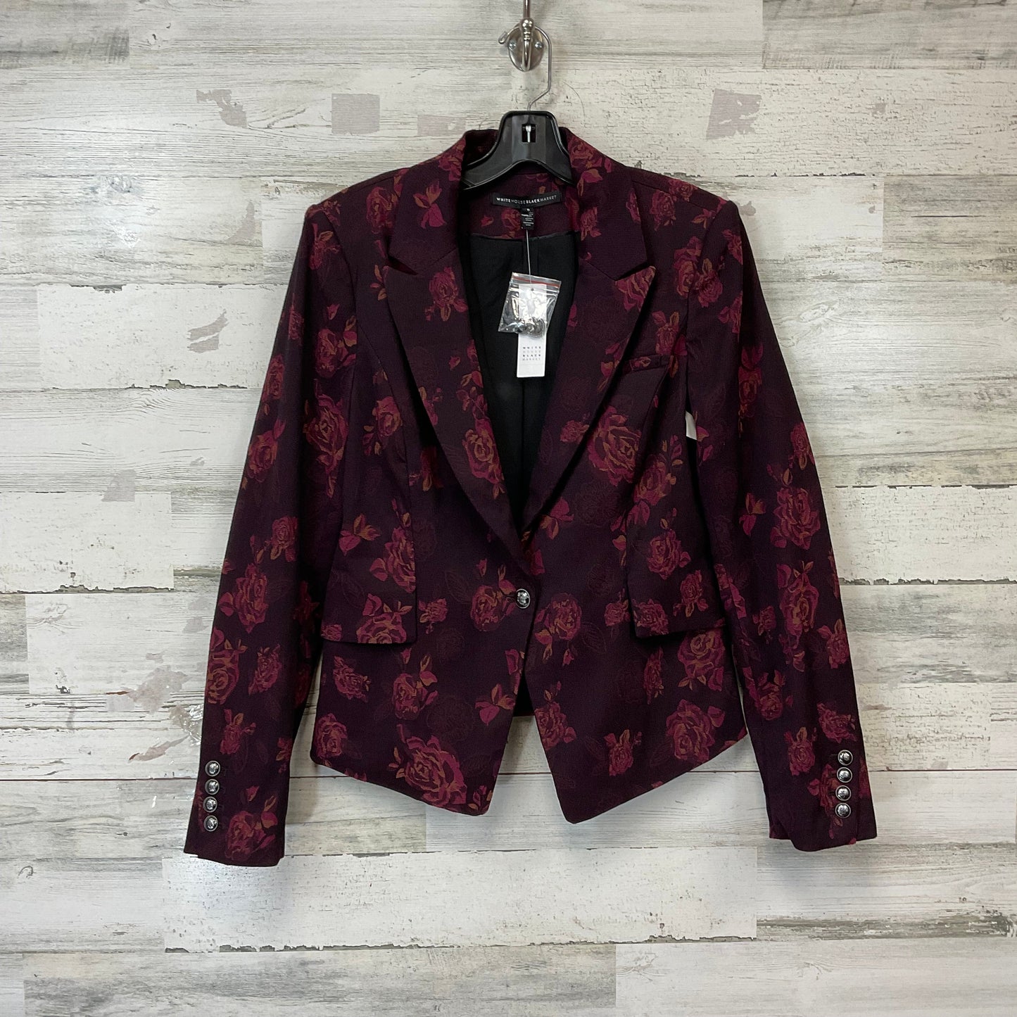 Blazer By White House Black Market In Maroon, Size: M