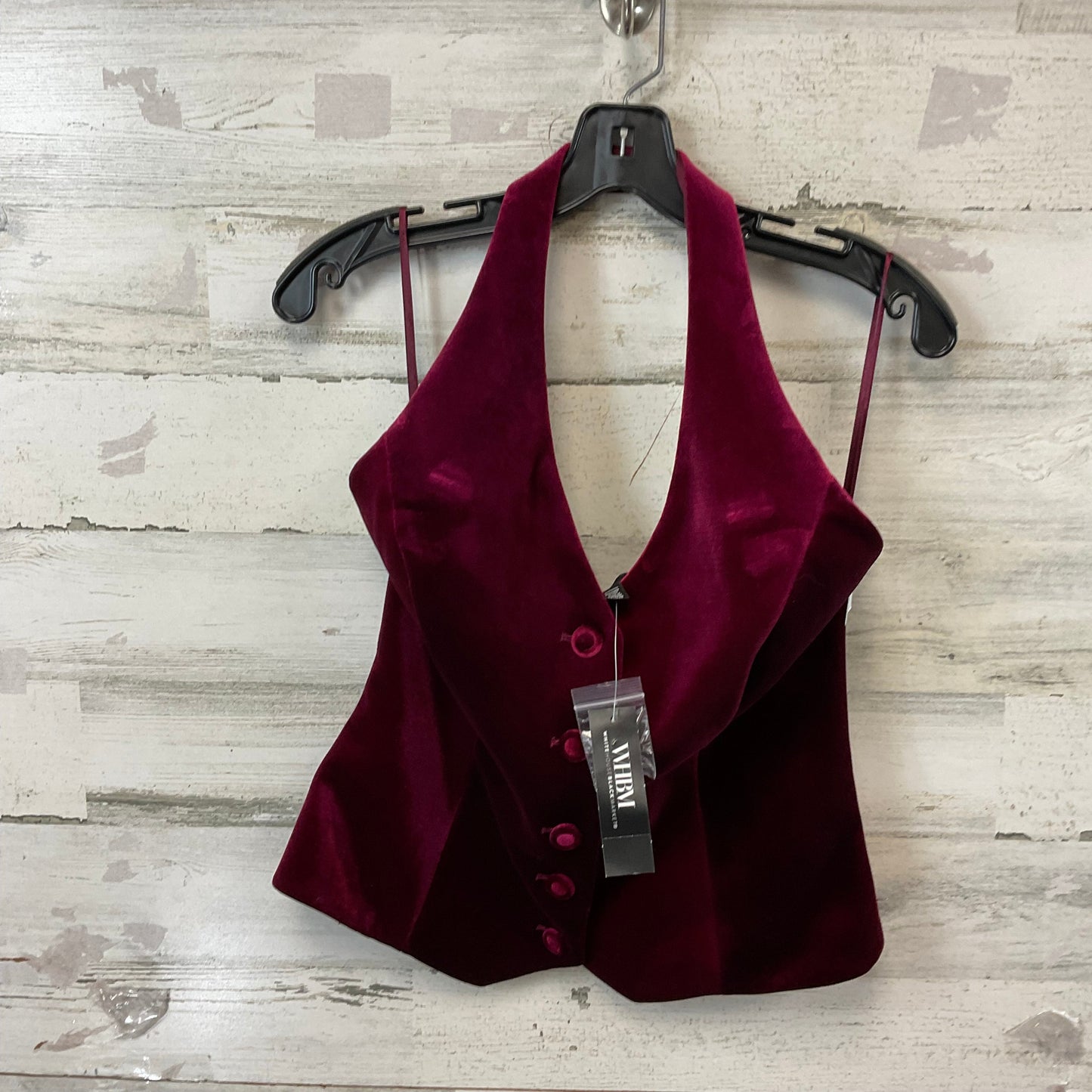 Top Sleeveless By White House Black Market In Maroon, Size: S