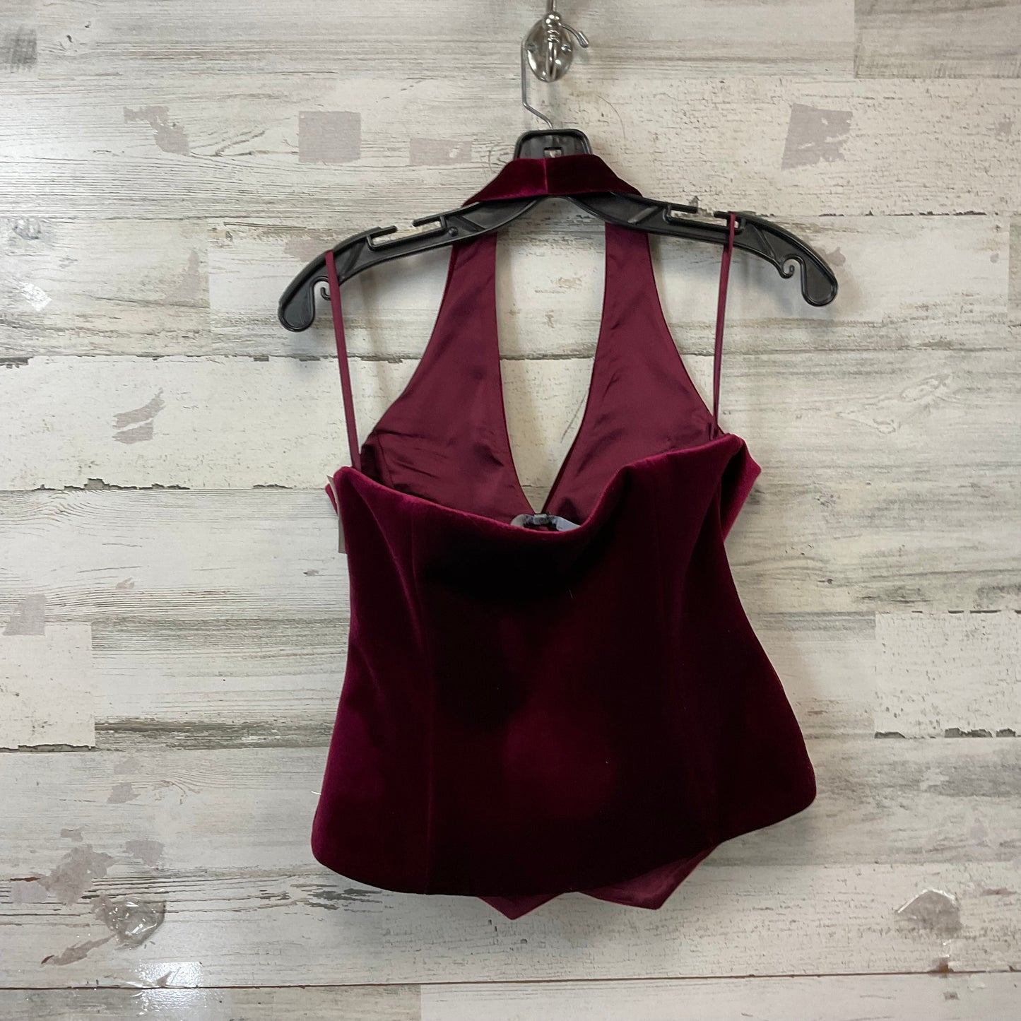 Top Sleeveless By White House Black Market In Maroon, Size: S