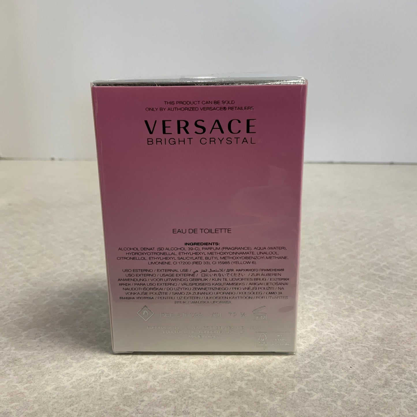 Fragrance By Versace, Size: Medium