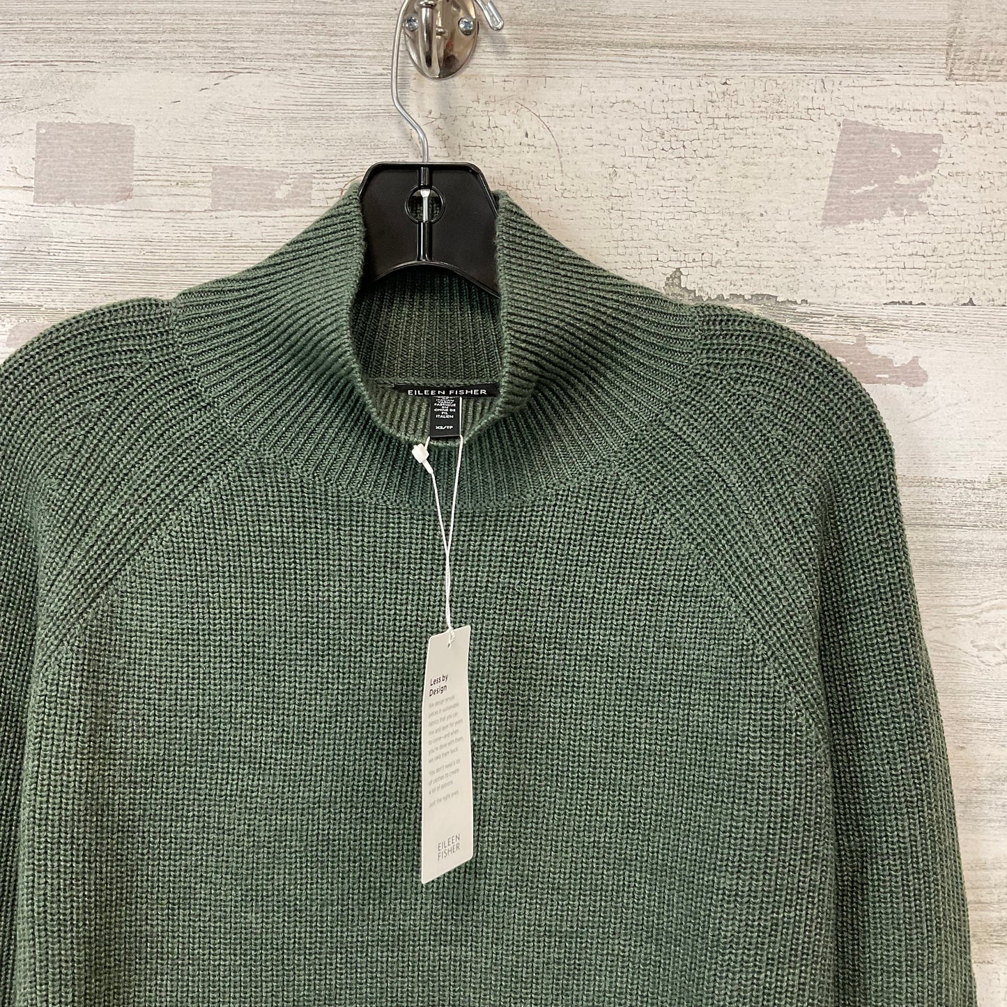 Sweater By Eileen Fisher In Green, Size: Xs