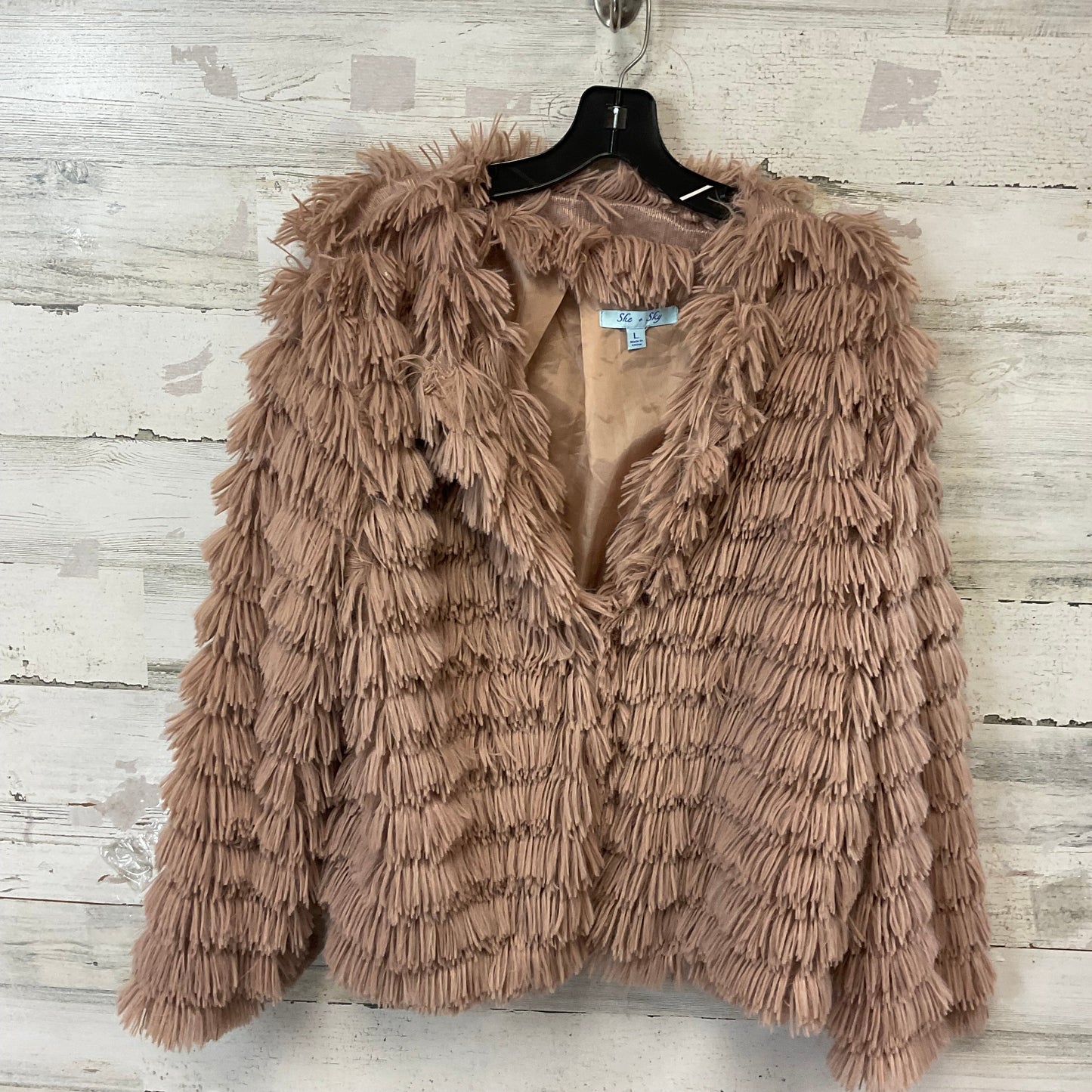 Jacket Other By She + Sky In Brown, Size: L