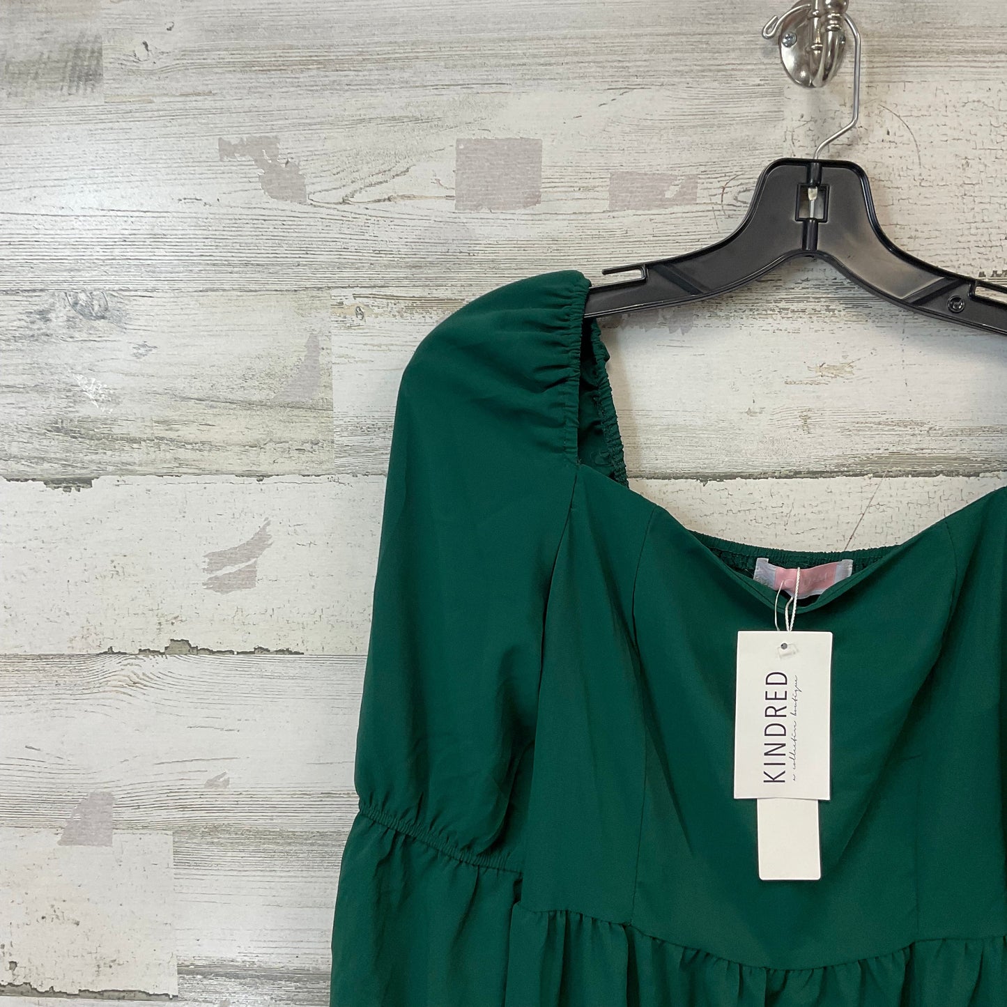 Dress Casual Midi By CDM In Green, Size: M