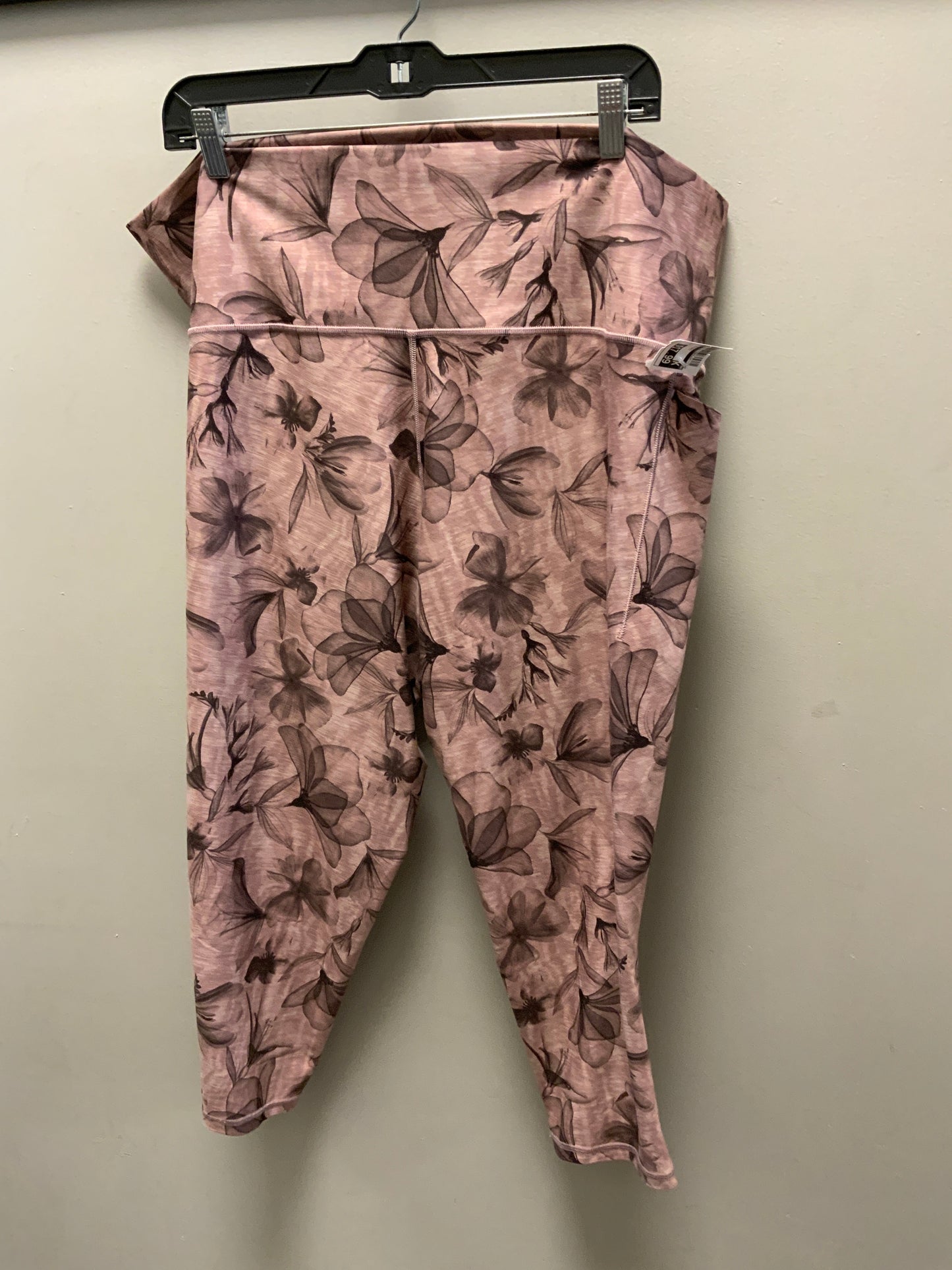 Athletic Leggings By Athleta In Pink, Size: 3x